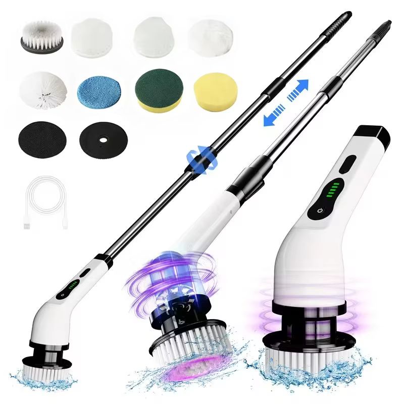 Wireless Electric Spin Scrubbe - مراجعة Car Cleaning Brush وسعره