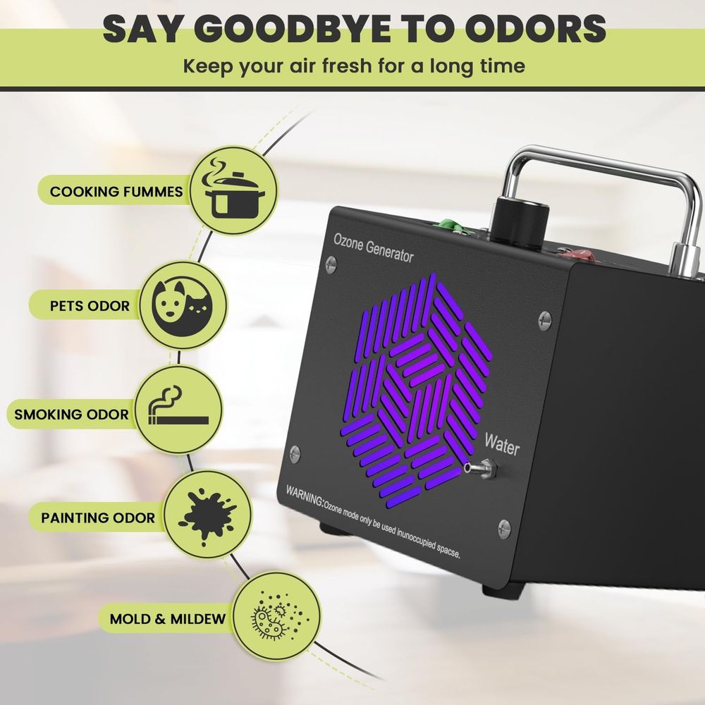 Ozone Generator for Air Purifi - مراجعة Odor Eliminator Car وسعره