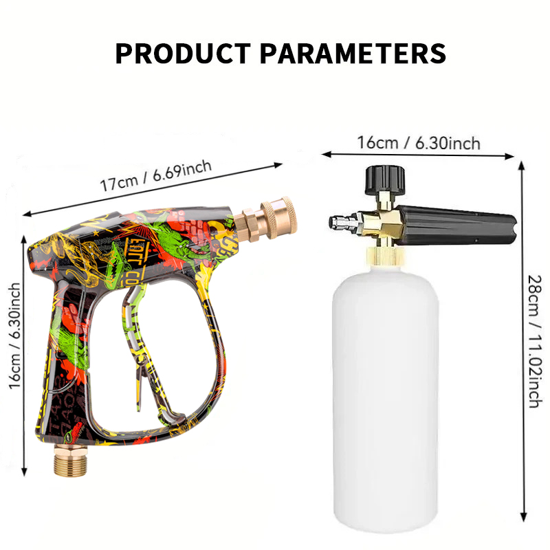 Compact Foam Cannon Pressure W - مراجعة Foam Cannon Car Wash وسعره
