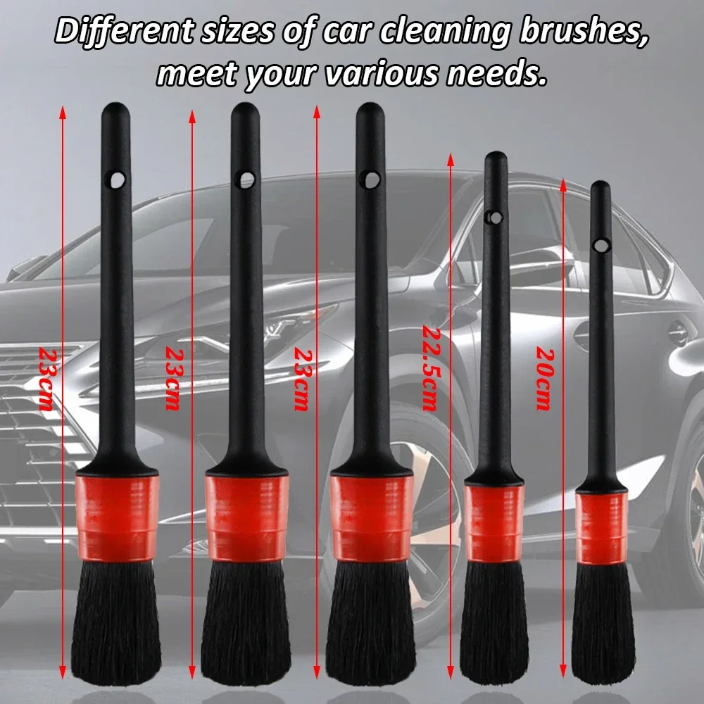 New Car Detailing Cleaning Kit - مراجعة Detailing Brush Set وسعره