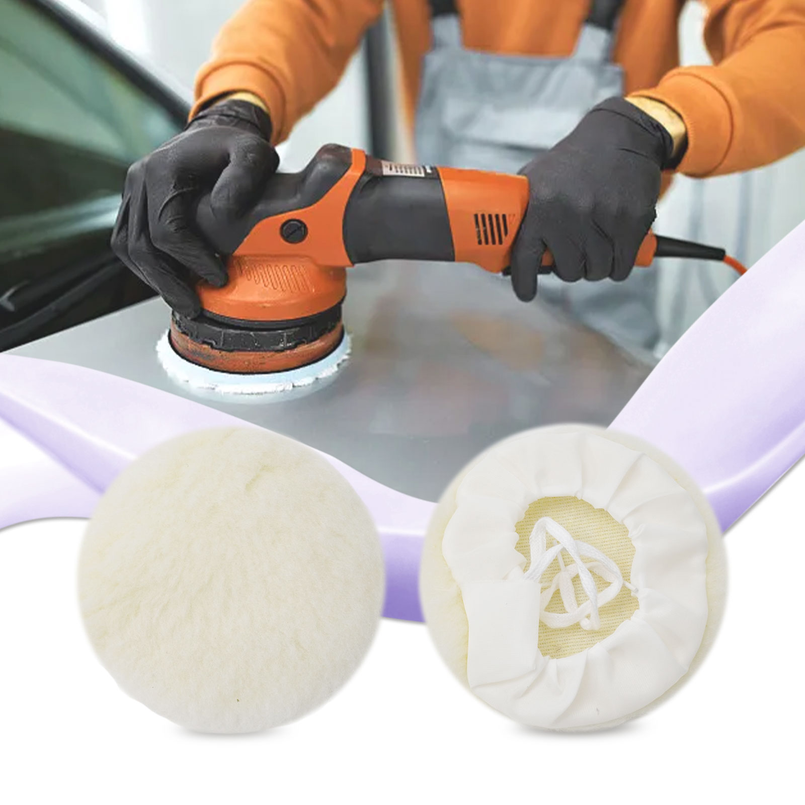 Set Buffing Pads 125mm Buffer  - مراجعة Polish Pad Set Buffer وسعره