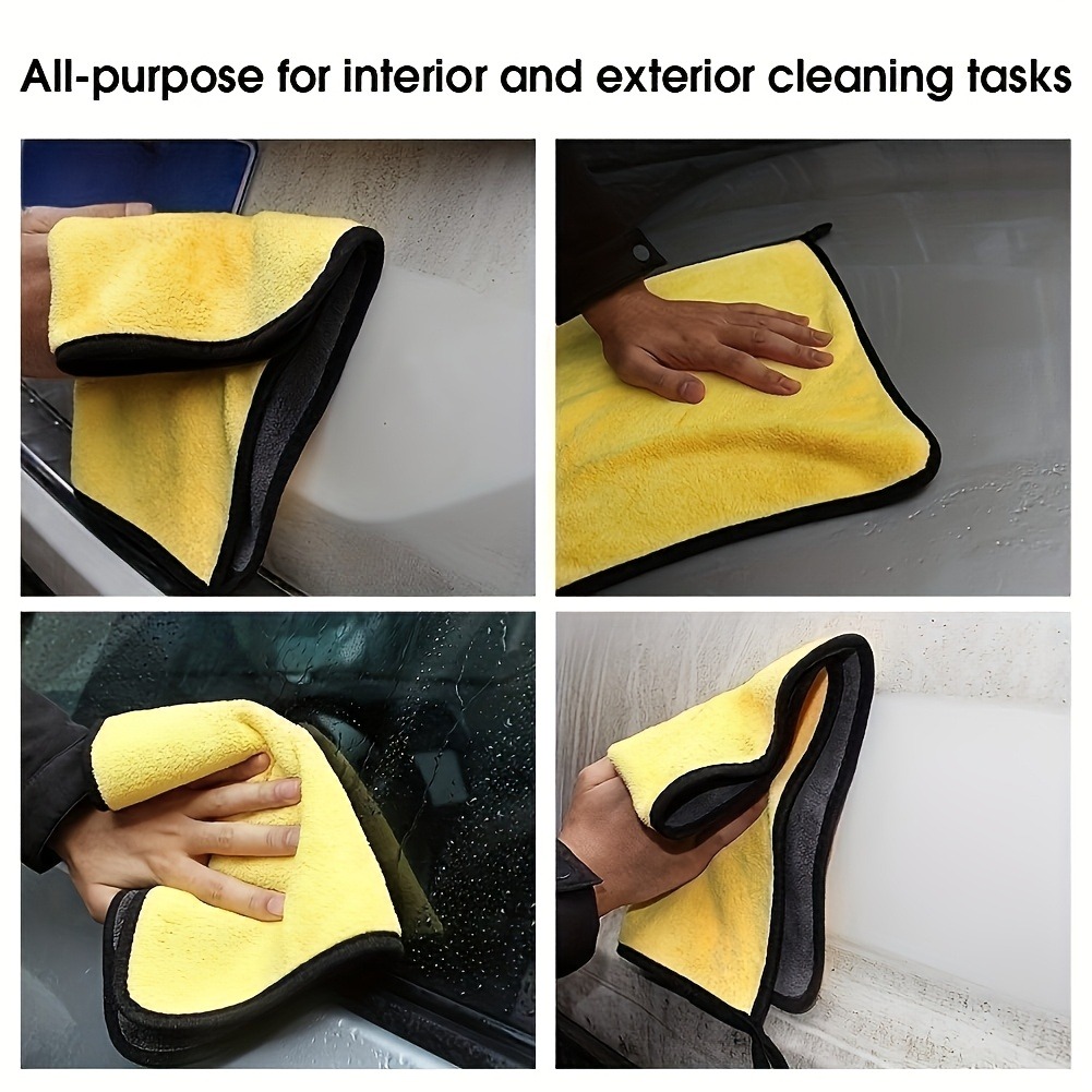 30×30cm  Double-Sided Microfib - مراجعة Microfiber Towel Detailing وسعره