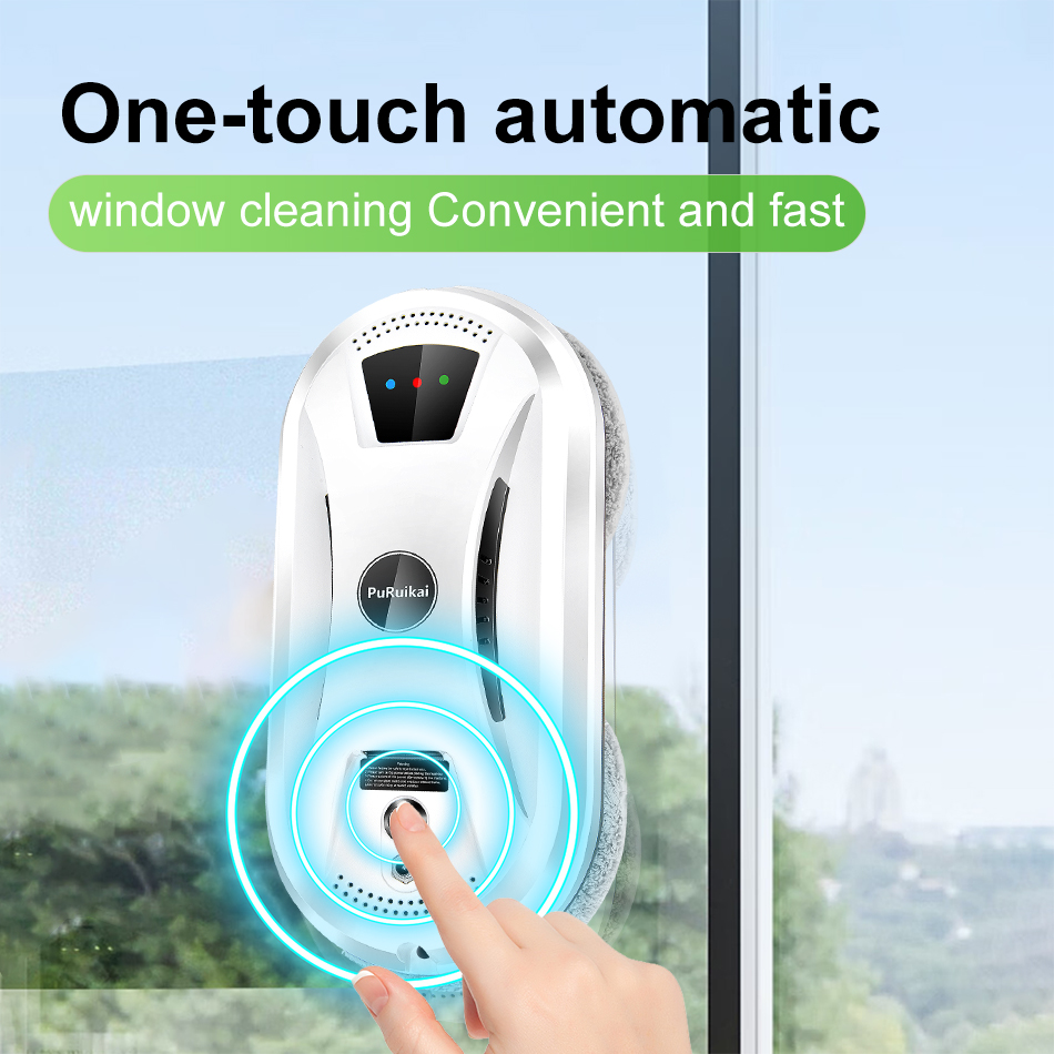 PuRuiKai AI Window Cleaning Ro - مراجعة Glass Cleaner Streak وسعره