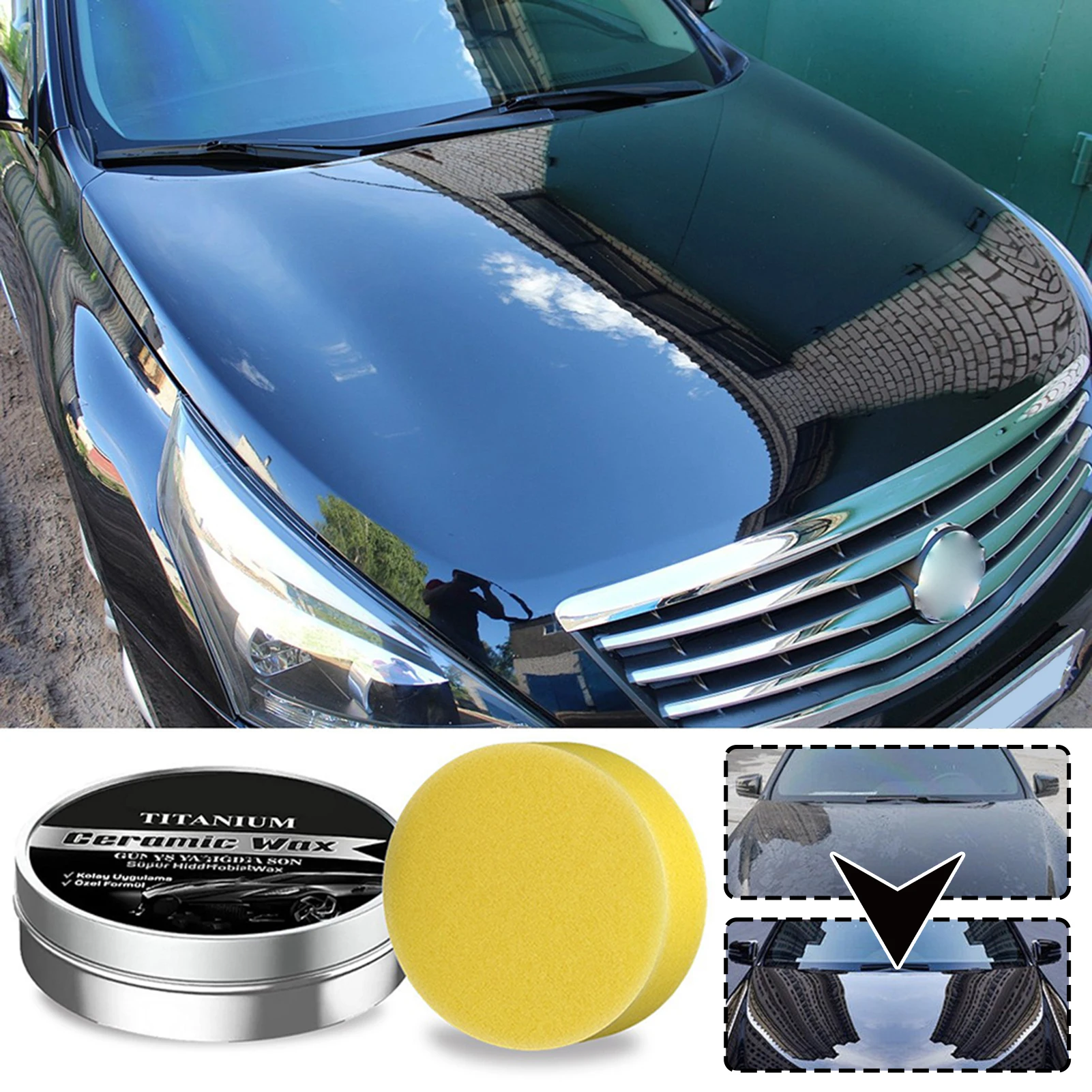 Car Coating Polishing Wax Auto - مراجعة Car Wax Ceramic Coating وسعره