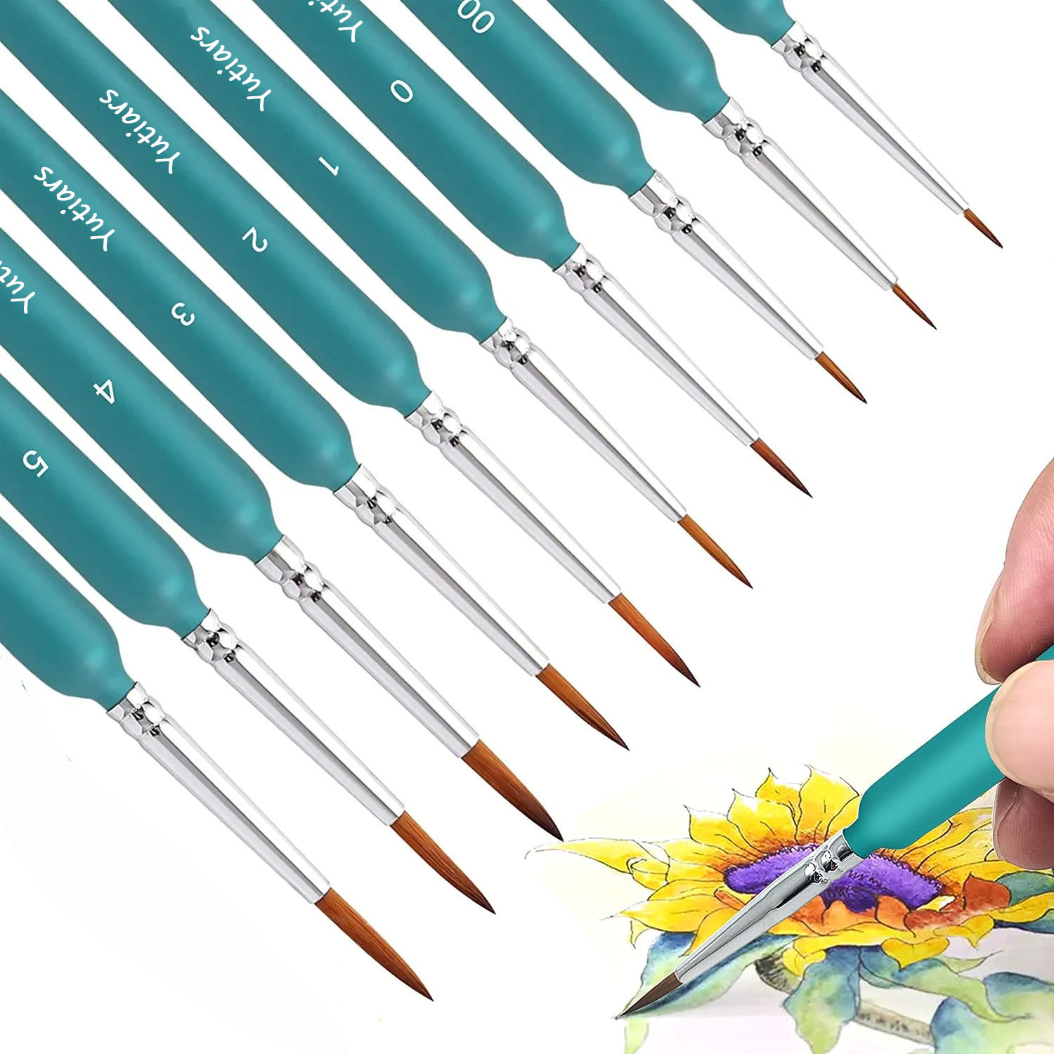 10pcs Miniature Paint Brushes, - مراجعة Detailing Brush Set وسعره