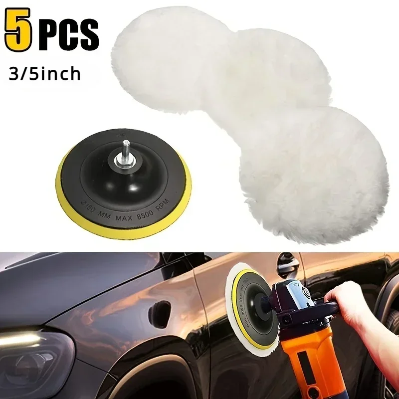 5Pcs/Set Wool Polishing Buffin - مراجعة Polish Pad Set Buffer وسعره