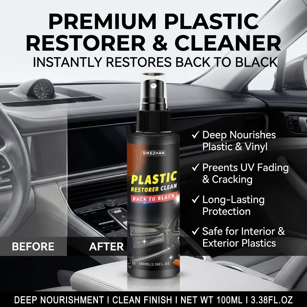SIKEZHAN Plastic Restorer Clea - مراجعة Trim Restorer Plastic وسعره