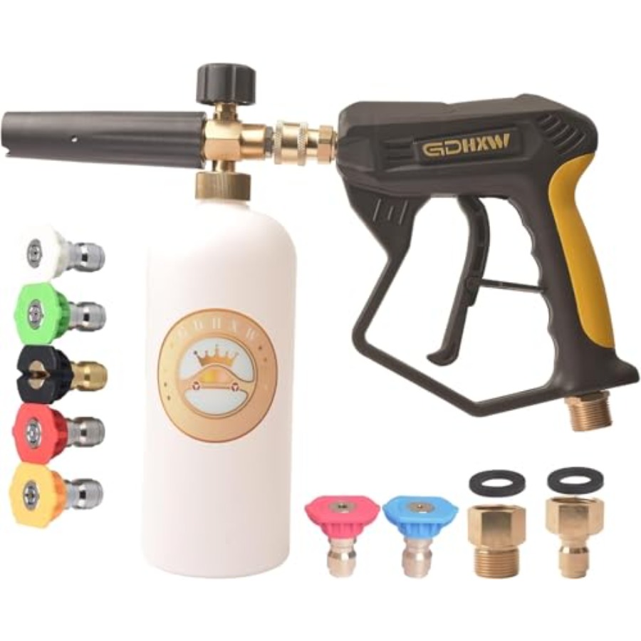 X887 High Pressure Washer Gun  - مراجعة Foam Cannon Car Wash وسعره