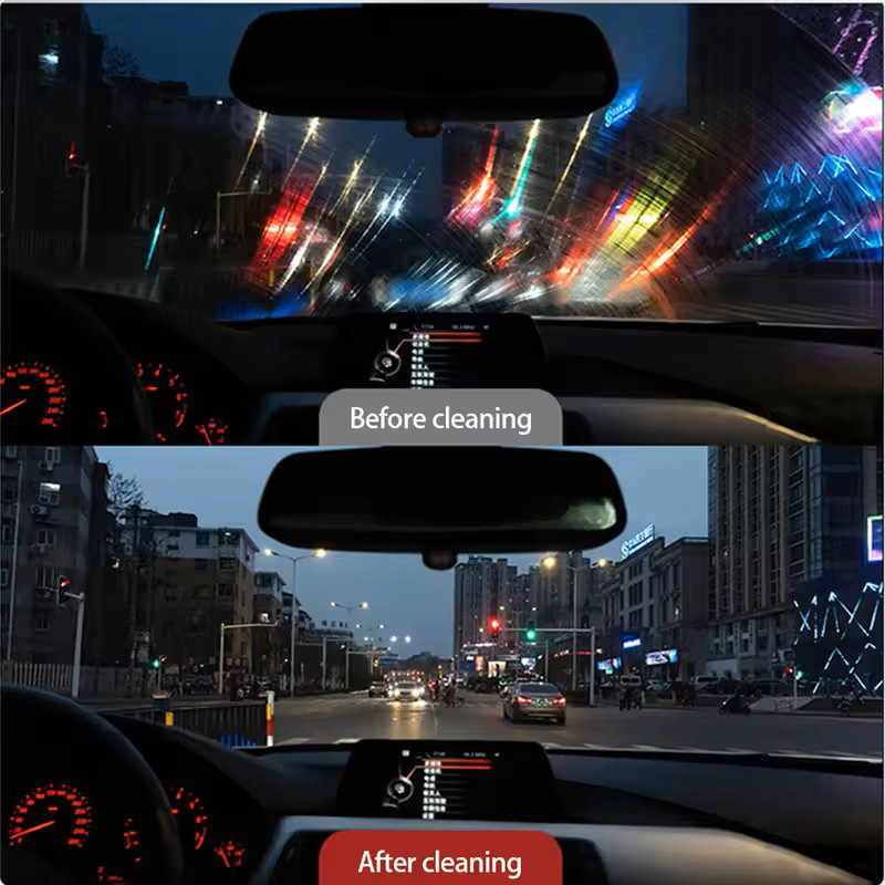 Hydroshine Car Glass Oil Film  - مراجعة Glass Cleaner Streak وسعره