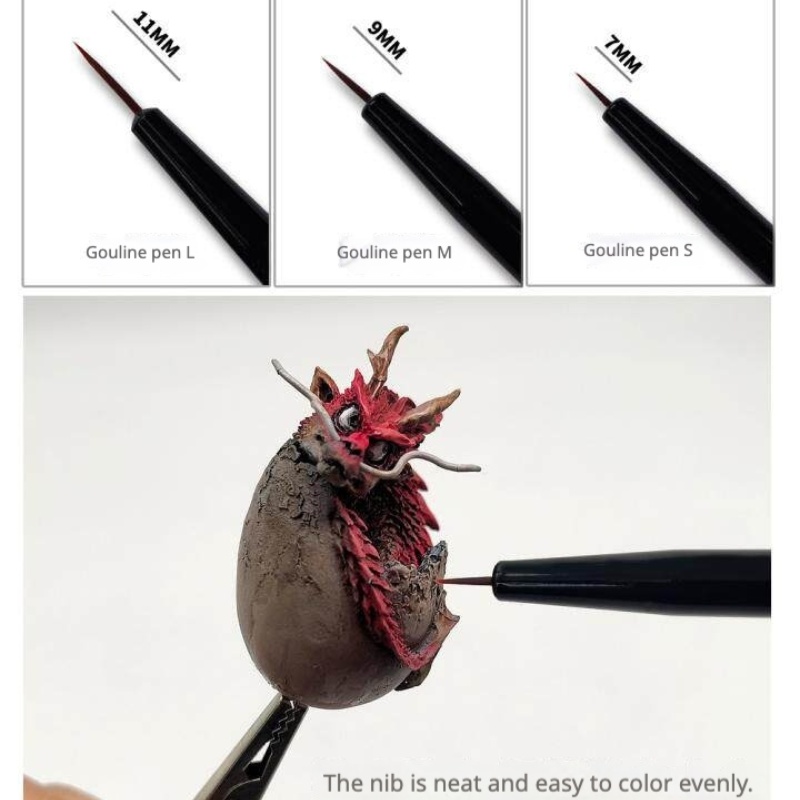 MSWZ MS-063 3-IN-1 Model Hand  - مراجعة Detailing Brush Set وسعره