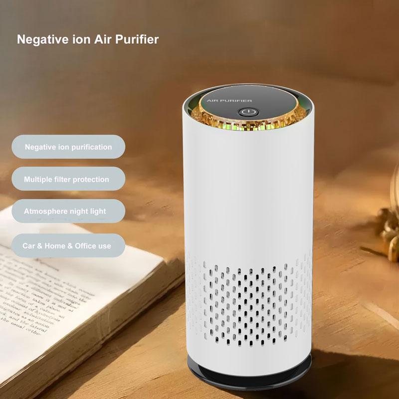 USB Air Purifier HEPA Filter N - مراجعة Odor Eliminator Car وسعره