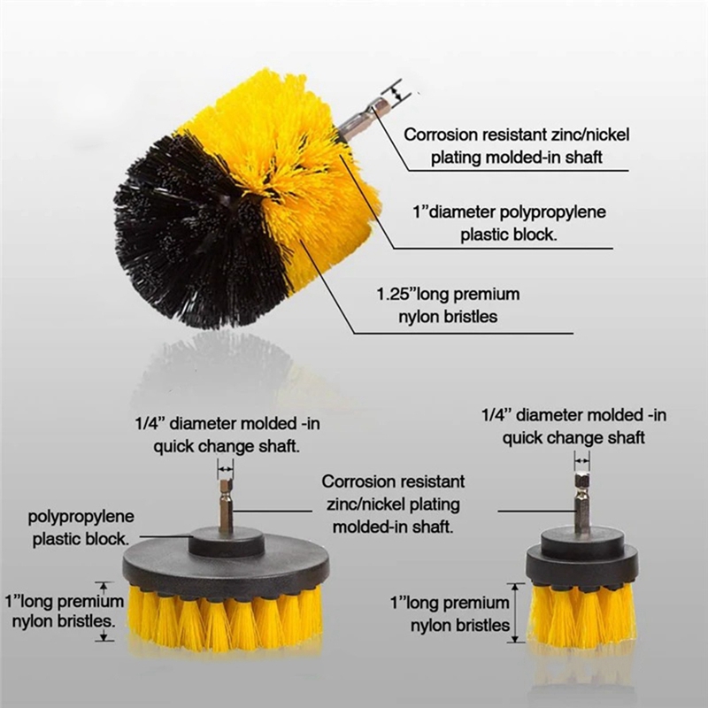 15pcs Electric Floor Scrubber  - مراجعة Car Cleaning Brush وسعره