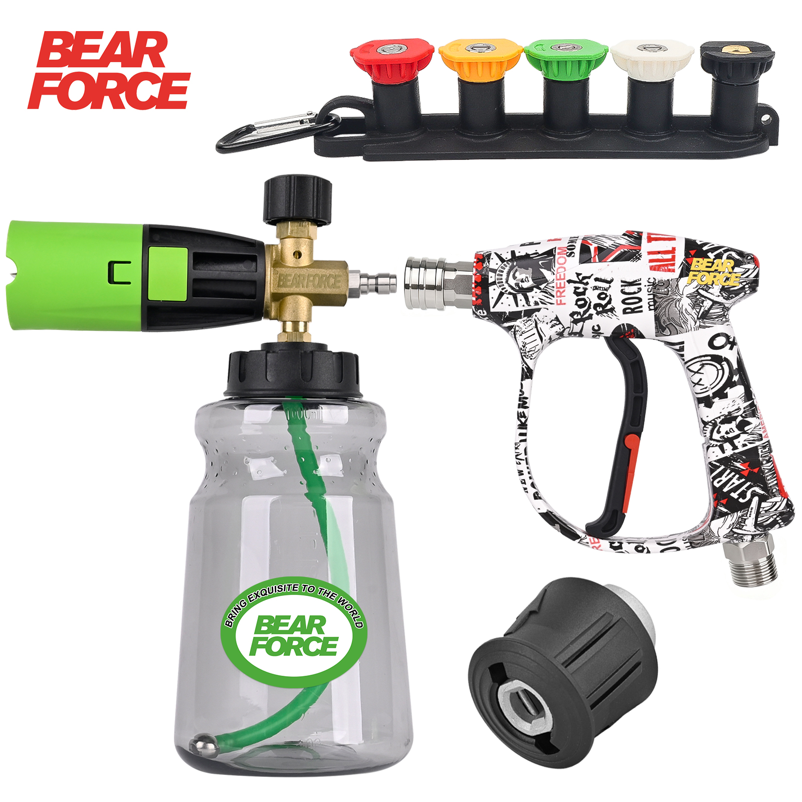 BEAR FORCE Pressure Washer Foa - مراجعة Foam Cannon Car Wash وسعره